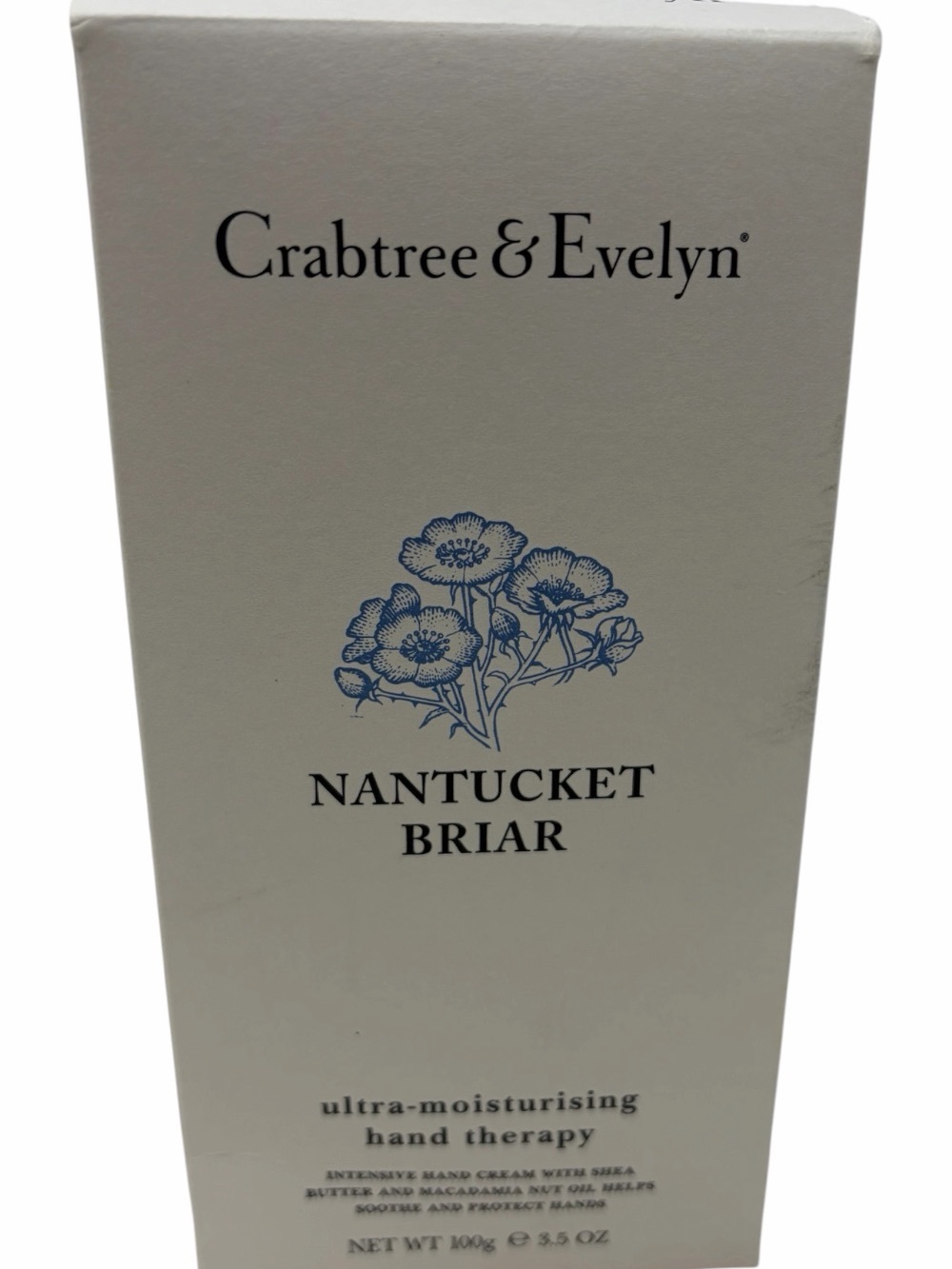 CRABTREE & EVELYN Boxed Nantucket Briar Ultra Moisturizing Hand Therapy 3.5 Oz